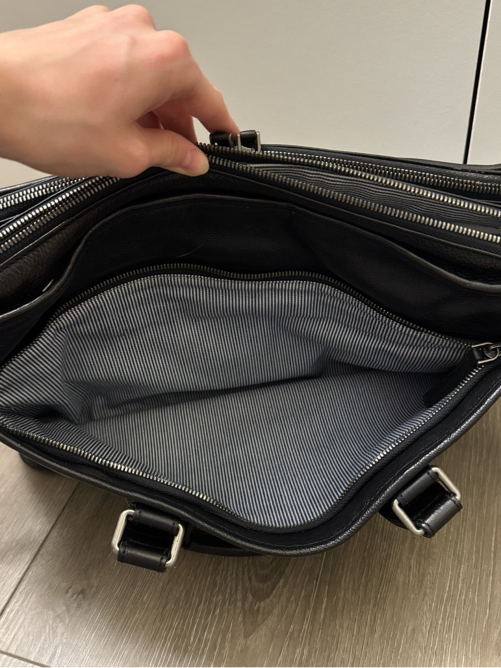 Old trend modern vintage genuine leather duffle bag - Picture 7 of 8